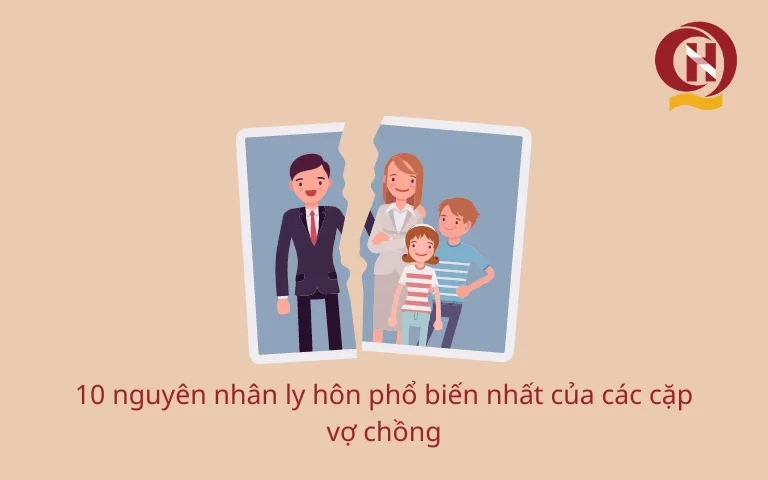 10 nguyên nhân ly hôn phổ biến nhất của các cặp vợ chồng